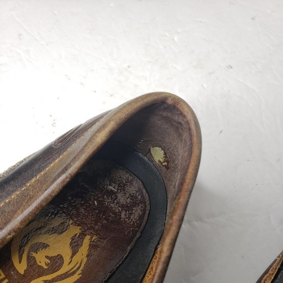 Skechers SN60660 Men’s Brown Leather Loafers Moccasins Driving Shoes US Sz 10.5 - Picture 9 of 9